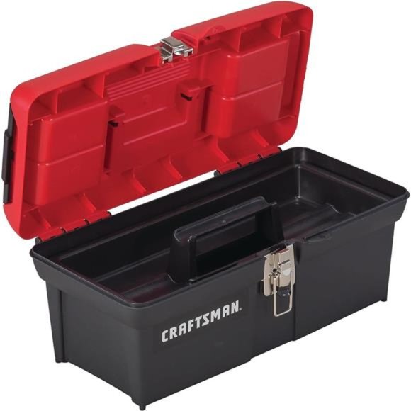CRAFTSMAN Tool Box, Lockable, 16 in., Red/Black - Picture 4 of 4